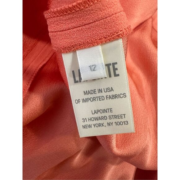 NWT LAPOINTE Pebble Crepe Cut-Out Dress Size US 12 $1490 - Picture 8 of 8